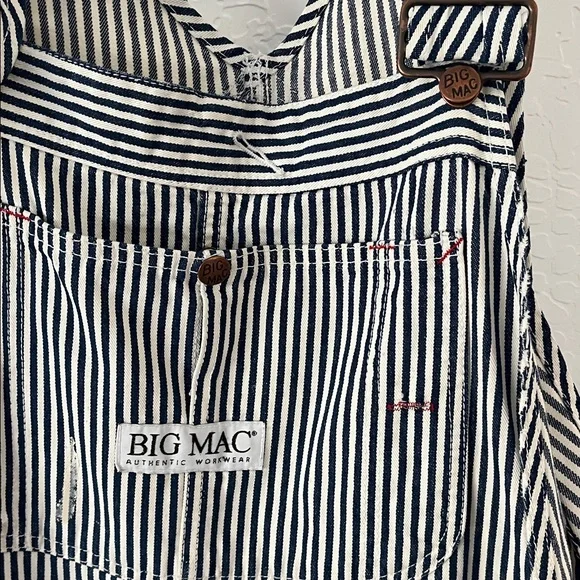 Women's Striped Overalls - Picture 9 of 9